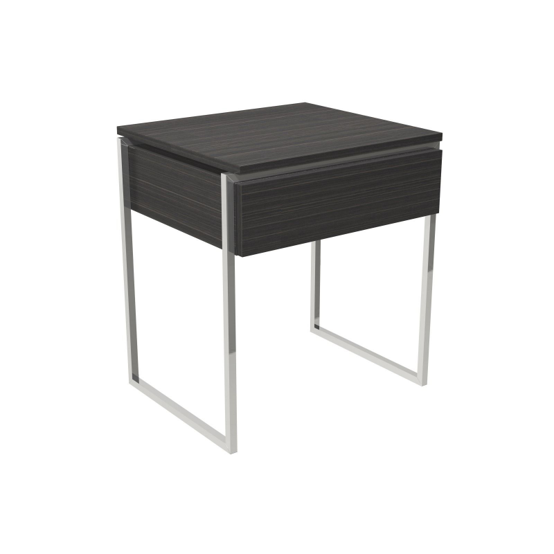 Federico Black Stained Oak Side Table 2