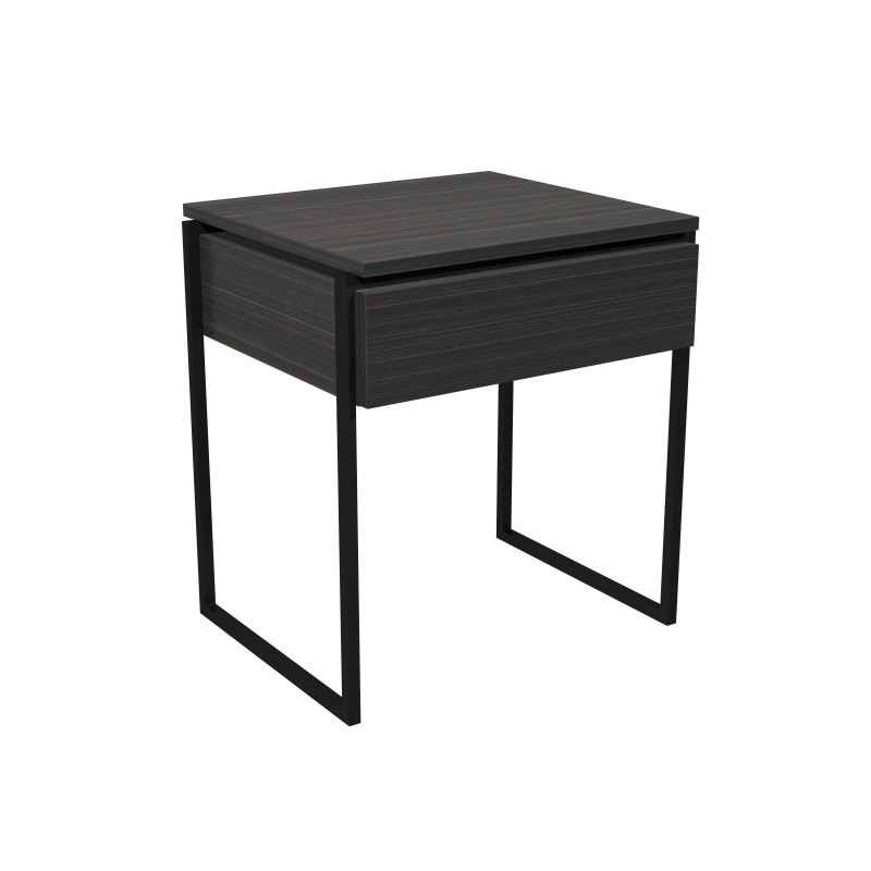 Federico Black Stained Oak Side Table