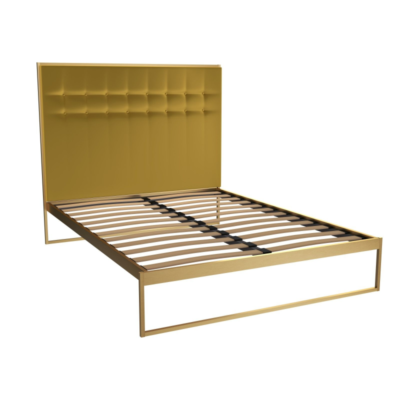 Federico Mustard Velvet Bedstead 2