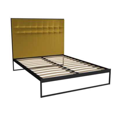 Federico Mustard Velvet Bedstead