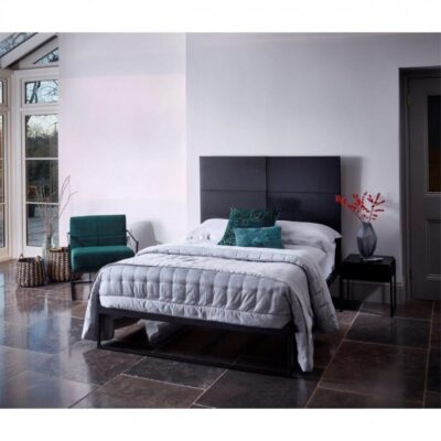 Federico Black Stained Oak Bedstead