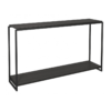 Federico Narrow Black Stained Oak Console Table