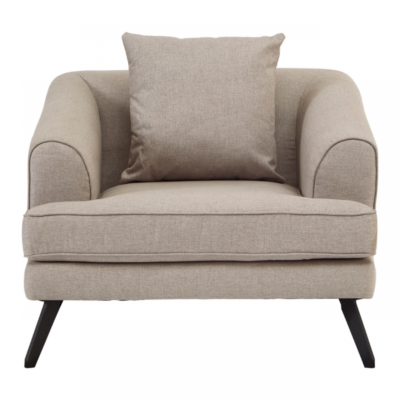 Mylo Natural Fabric Armchair