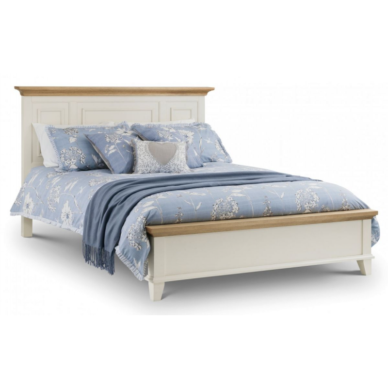 White painted oak beds discount