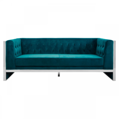 Velvet Teal 3 Seater Sofa