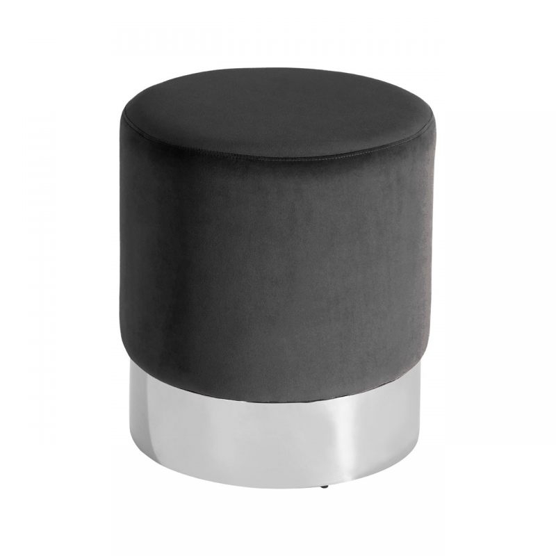 Velvet on sale black stool