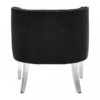 Clarence Studded Black Accent Chair 3
