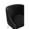 Clarence Studded Black Accent Chair 5