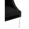 Clarence Studded Black Accent Chair 6