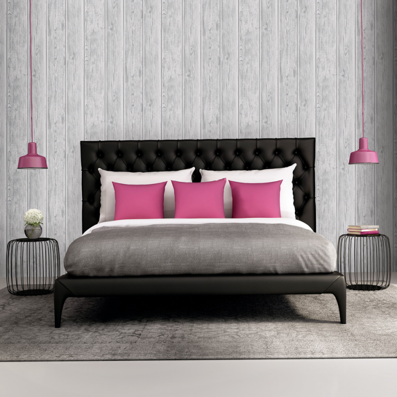 Lipsy Metallic Silver Wooden Wallpaper