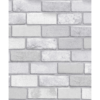 Arthouse Diamond Silver Brick Wallpaper 1