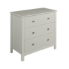 Florence 3 Drawer Soft Grey Chest