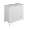 Florence 3 Drawer White Chest