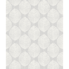 Grey Leaf Patterned Wallpaper 1