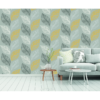 Leaf Patterned Wallpaper