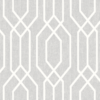 New York Geometric Light Grey Wallpaper