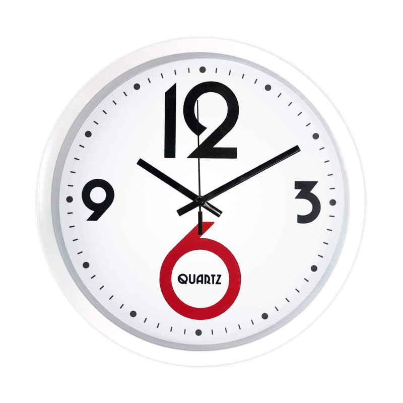 Large Modern White Wall Clock Wall Design Ideas