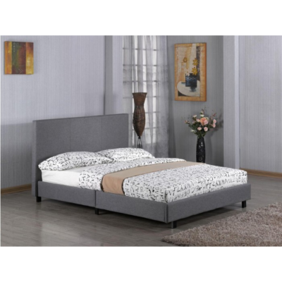 Fusion Fabric Double Bed Grey