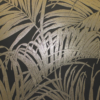 Kiss Foil Bronze Palm Leaf Wallpaper