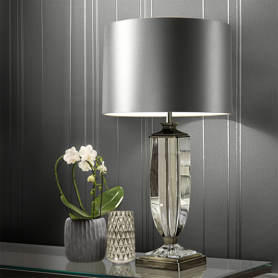 Muriva Eve Gun Metal Grey Stripe Wallpaper