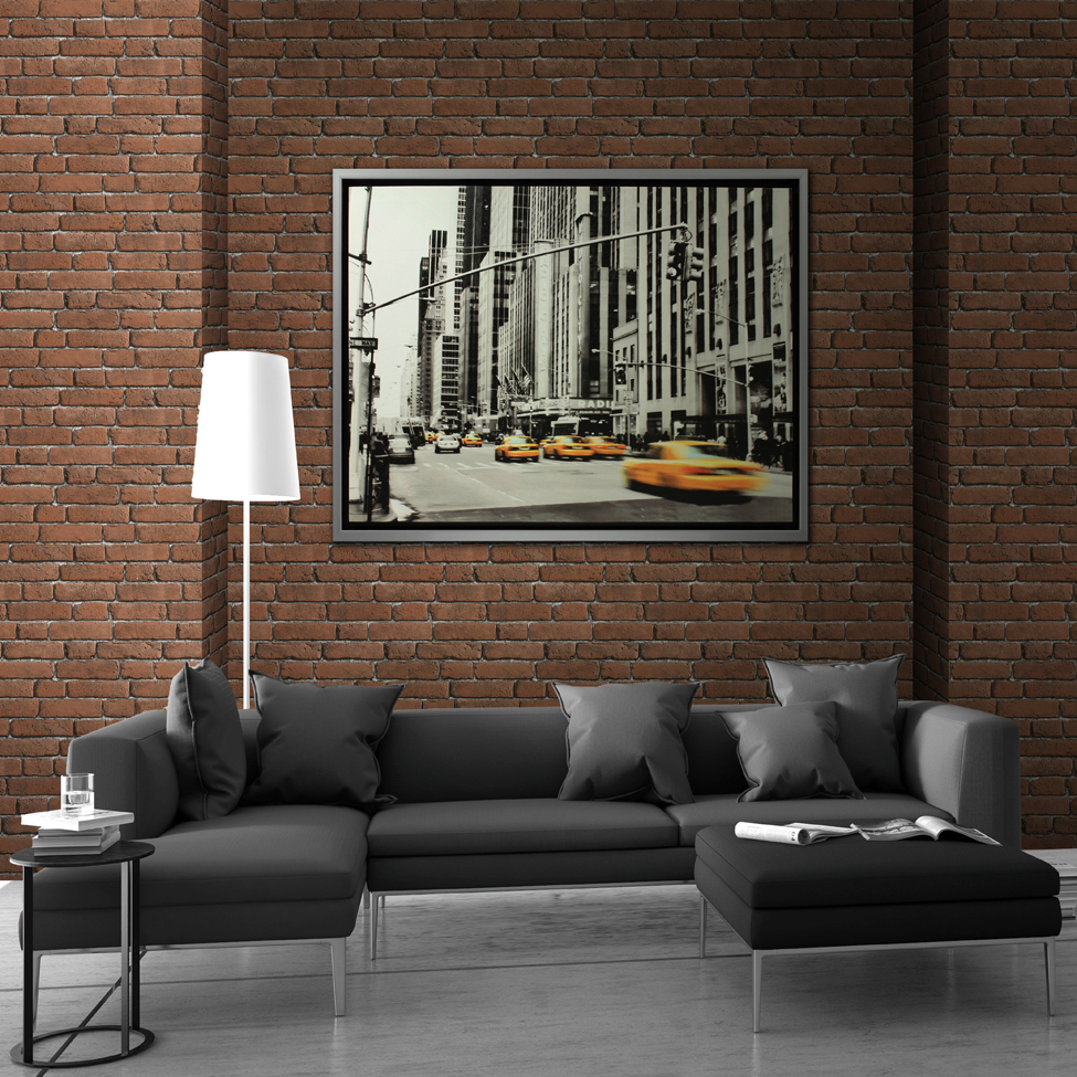 Muriva Red Brick Wallpaper