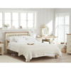 Sandringham Oak and Cream Double Bed Frame