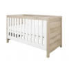 Modena 3 in 1 Cot bed White/Oak