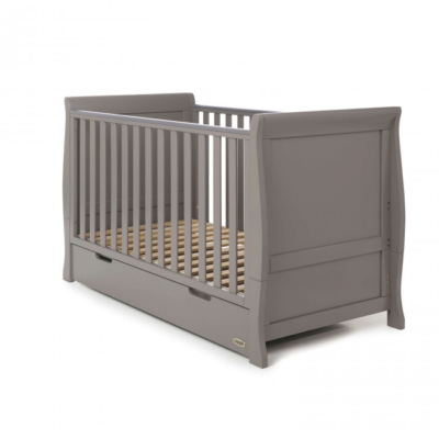Obaby Stamford Cot Bed - Taupe Grey