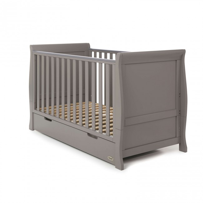 Obaby Stamford Cot Bed - Taupe Grey