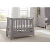 Katie Space Saver Sleigh Cot Bed with Under Bed Drawer - Cool Grey