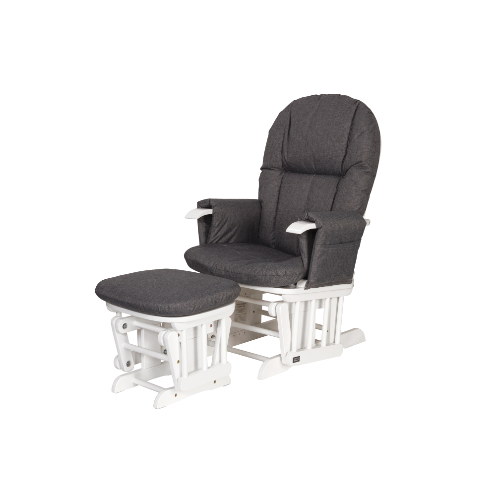 Tutti bambini recliner glider chair hot sale and stool