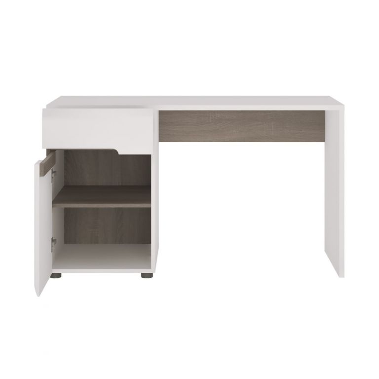 Lynx White High Gloss Dressing Table Assembled Bedroom FADS