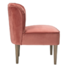 Bella Chair Vintage Pink side