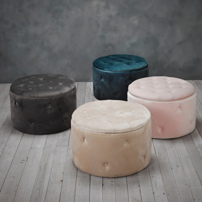 Cleo Storage Pouffe