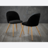 Venice Dining Chairs Black lifestyle