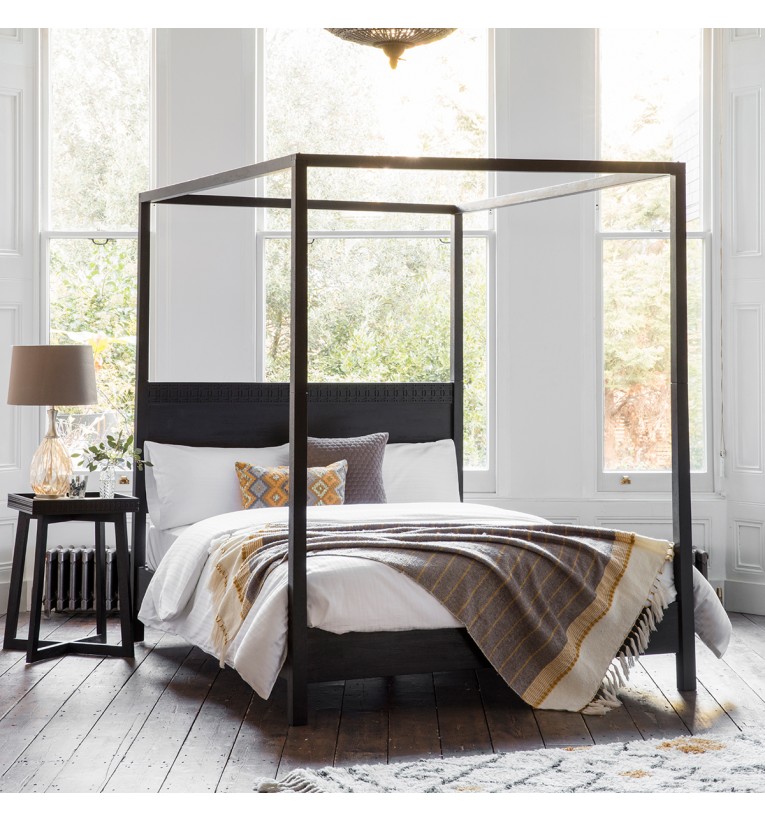 Gallery Direct Boho Boutique 4 Poster, King Size Four Poster Bed Uk