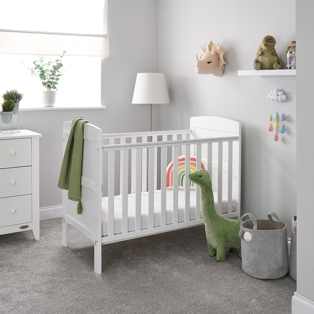 Children's Beds & Cots Grace Mini Cot Bed - White