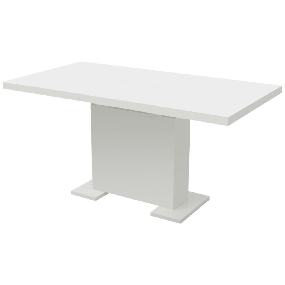 Venice Large Extending Dining Table White Gloss Dining Tables FADS
