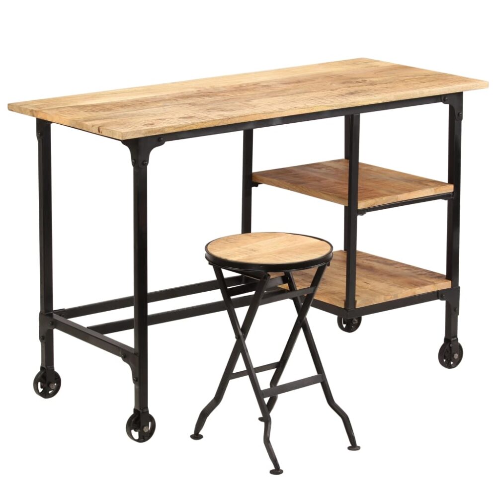 zaniah_elite_mango_wood_desk_on_wheels_with_a_solid_wood_stool_polish_&_lacquered_10