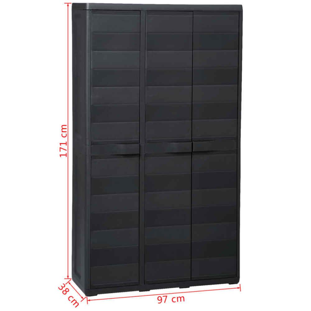 elnath_black_garden_storage_cabinet_with_4_shelves__11