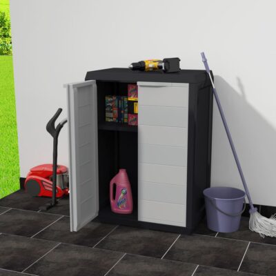 alrisha_garden_storage_cabinet_with_1_shelf_-_black_and_grey_2