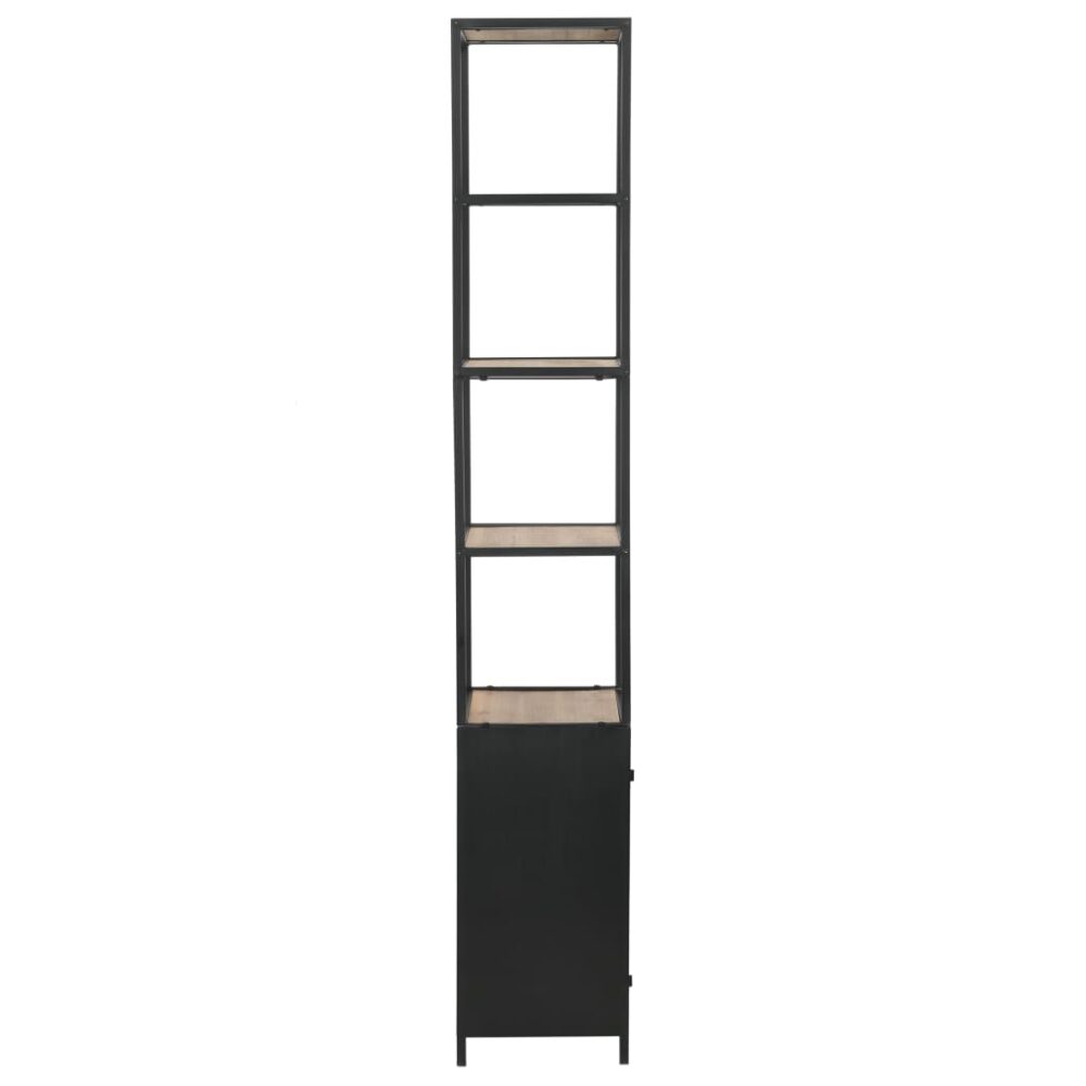 adara_black_&_brown_tall_bookcase_with_drawer_storage__4