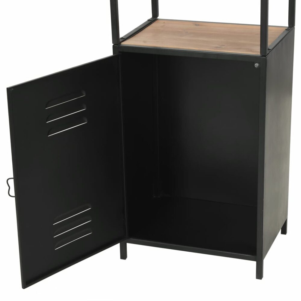 adara_black_&_brown_tall_bookcase_with_drawer_storage__8