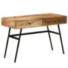 turais_rustic_writing_desk_2_drawers_solid_mango_wood_with_cast_steel_legs_1