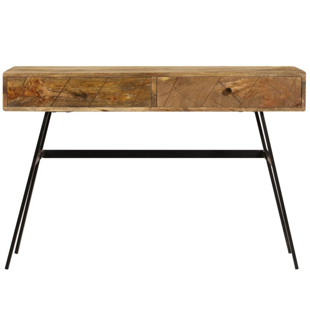 turais_rustic_writing_desk_2_drawers_solid_mango_wood_with_cast_steel_legs_5