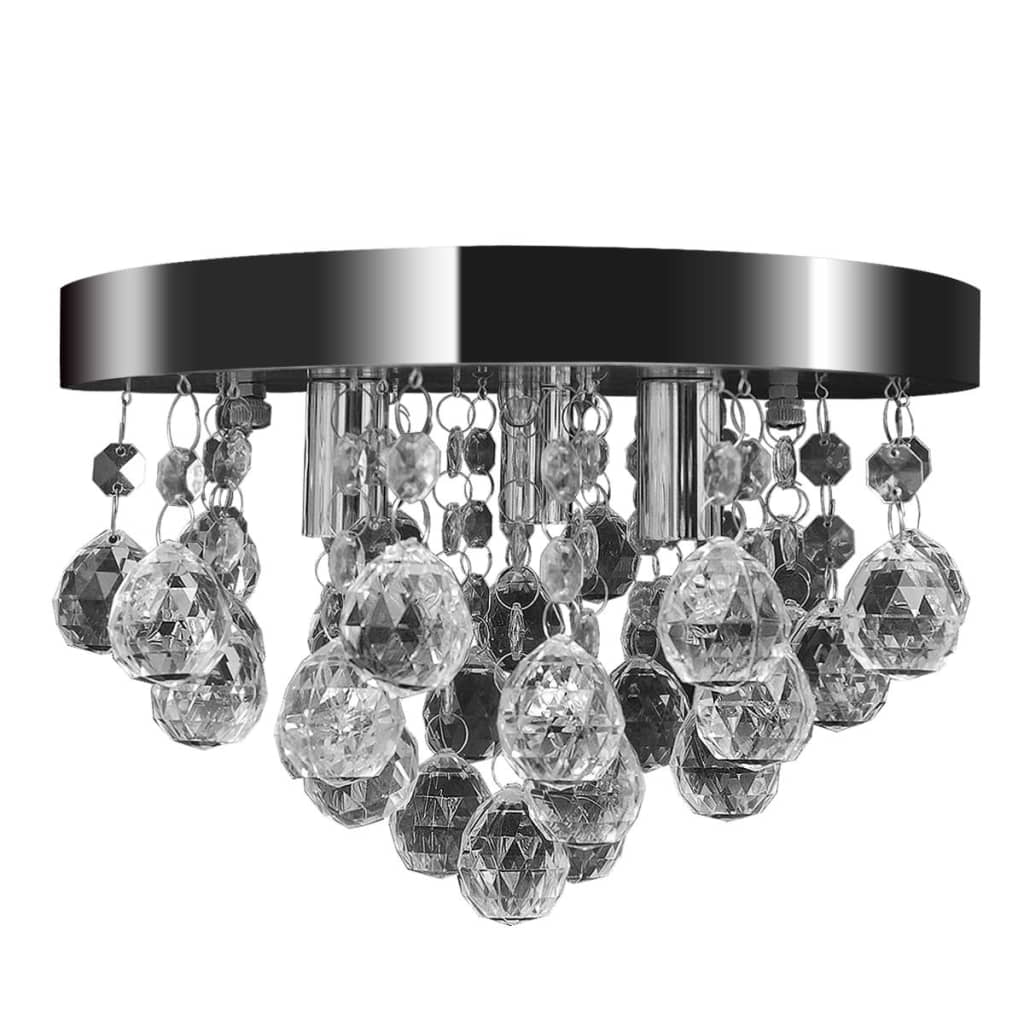 Zosma Unique Black Crystal Ceiling Light FADS