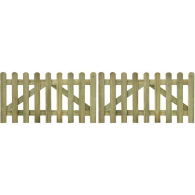 furud__picket_fence_gate_2_pcs_impregnated_wood__1