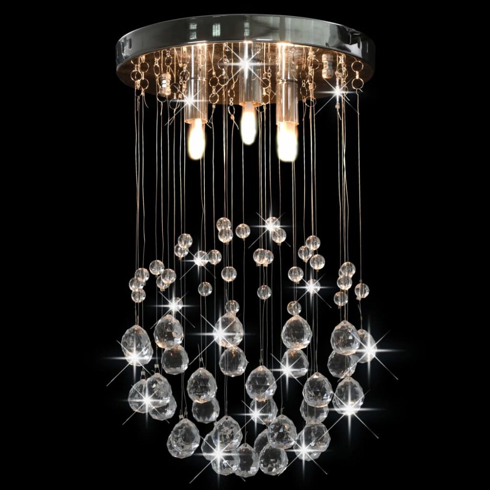 zosma_crystal_bead_silver_sphere_ceiling_lamp_2