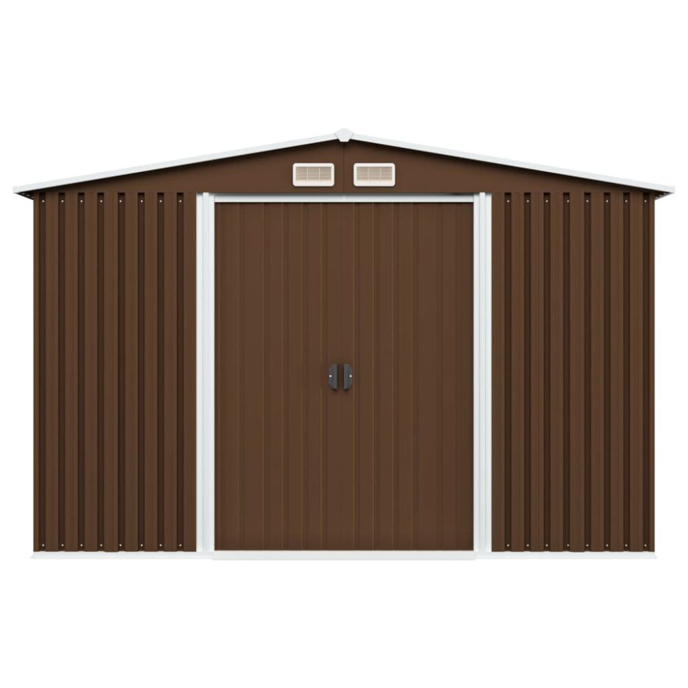 dulfim_large_durable_garden_storage_shed_brown_steel__4