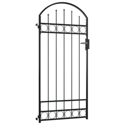 furud_elegant_fence_gate_with_arched_top_steel_black_2
